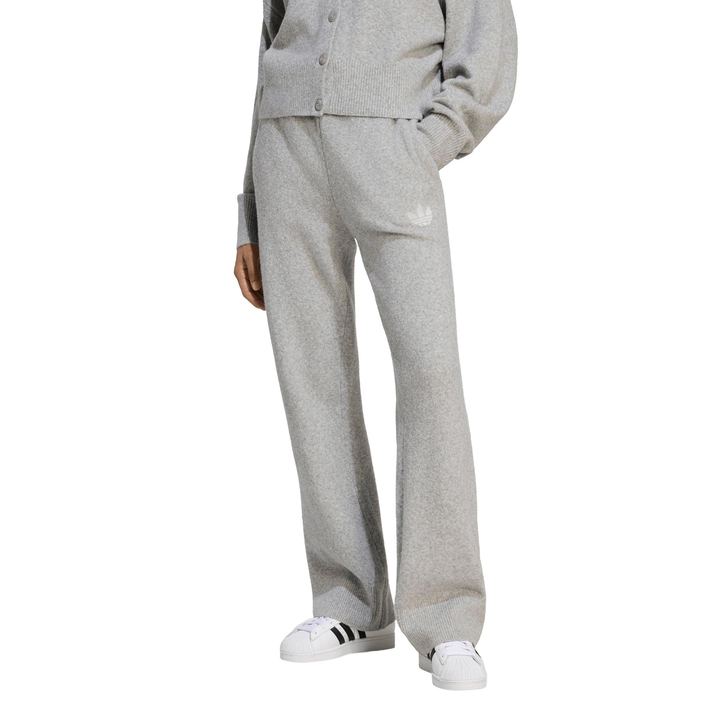 adidas Originals Women's Essentials Knit Pants - Grey - GREY